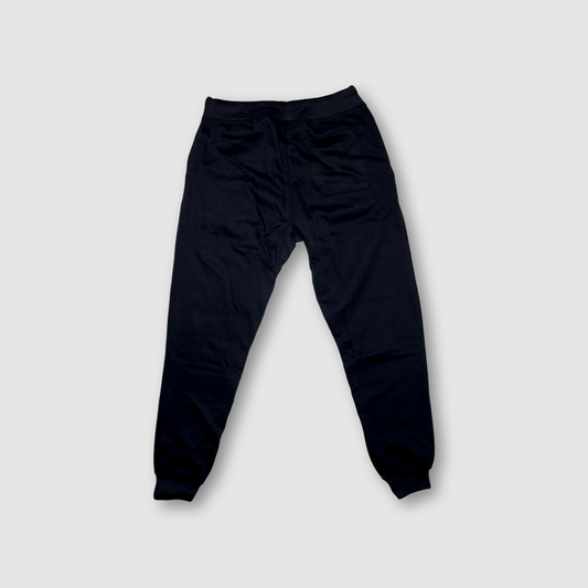 Stacked Logo Jogger Pants (Black)