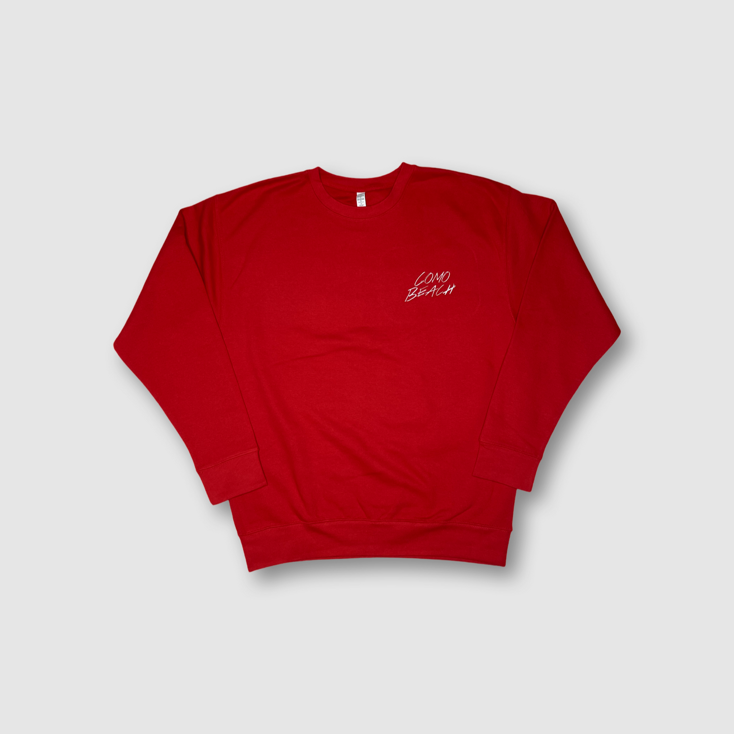 Stacked Logo Crewneck (Rose)