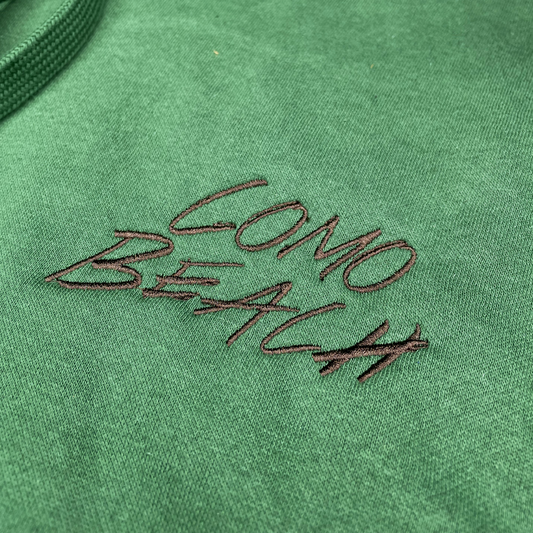 Stacked Logo Pullover Hoodie (Pine)