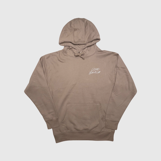 Stacked Logo Pullover Hoodie (Mocha)