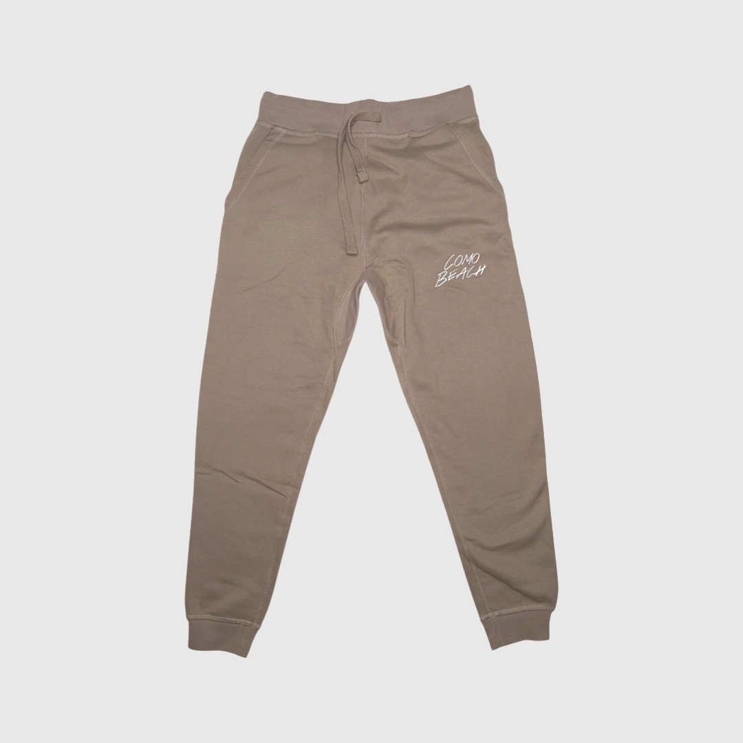Stacked Logo Jogger Pants (Mocha)