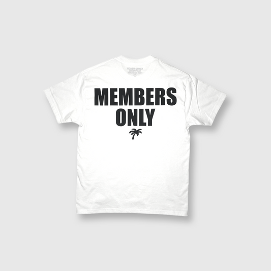 MEMBERS ONLY Tee (White)