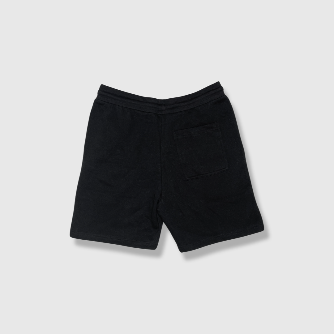 Signature Logo Fleece Shorts (Black)