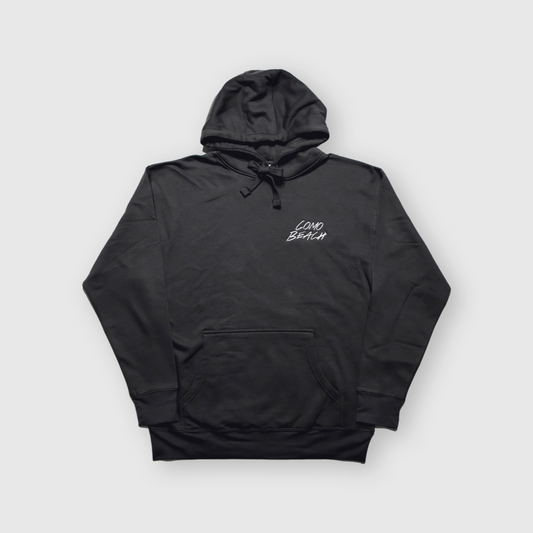 Stacked Logo Pullover Hoodie (Carbon)