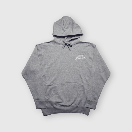 Stacked Logo Pullover Hoodie (Grey)
