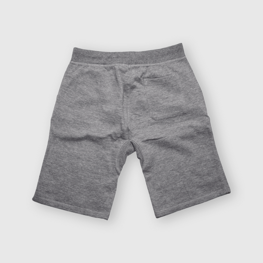 Stacked Logo Fleece Shorts (Grey)