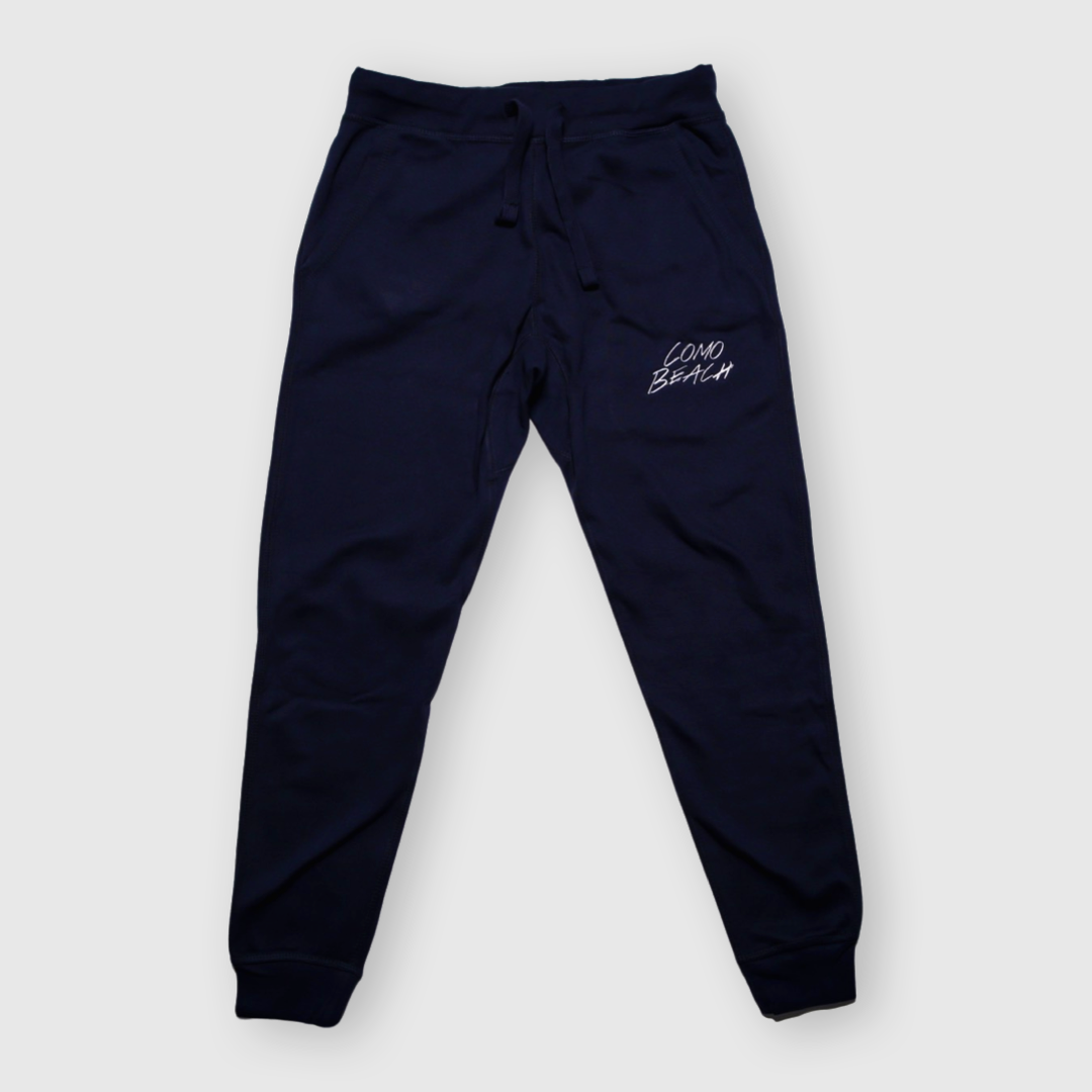 Stacked Logo Jogger Pants (Navy)