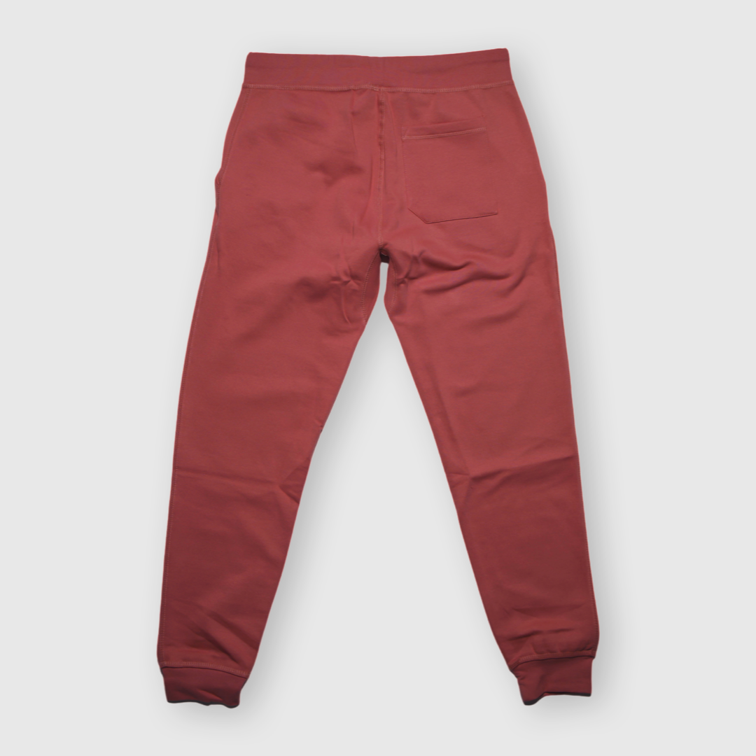 Stacked Logo Jogger Pants (Pale Rose)