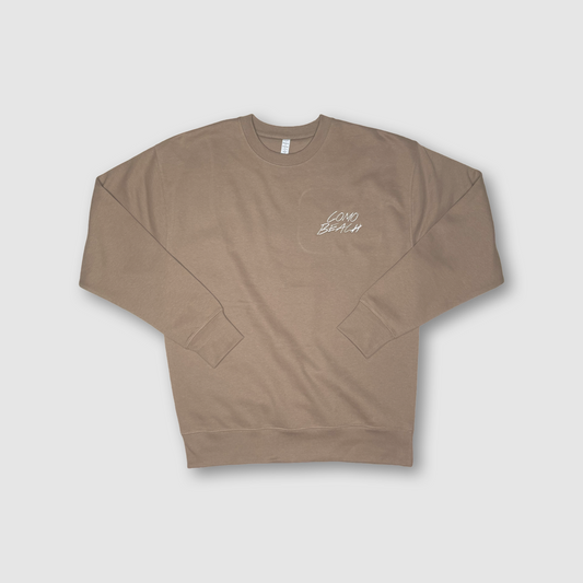 Stacked Logo Crewneck (Mocha)