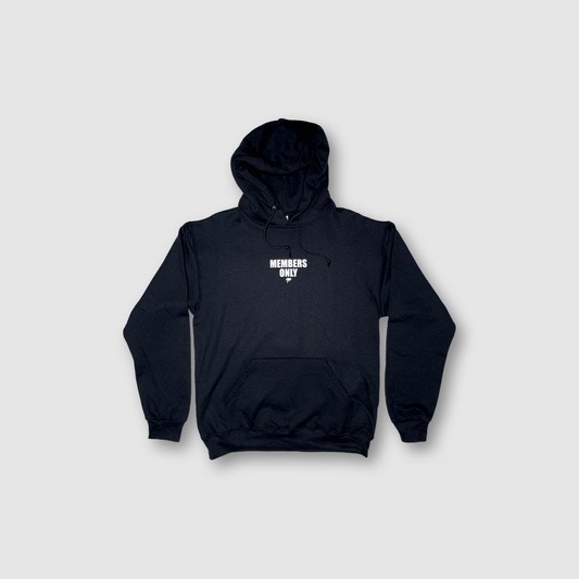 MEMBERS ONLY Pullover Hoodie (Black)