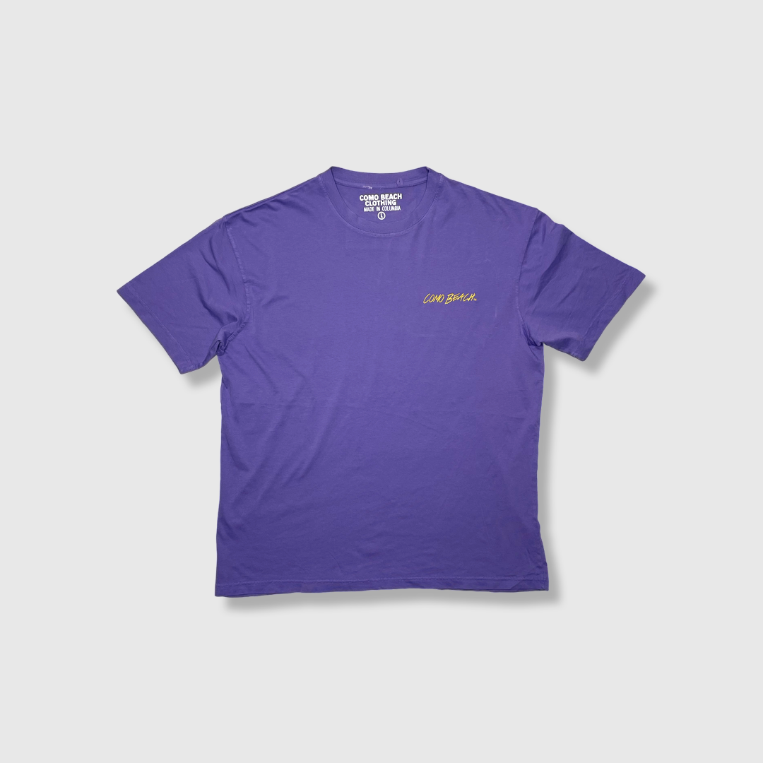 Signature Logo Surfer Tee (Grape)