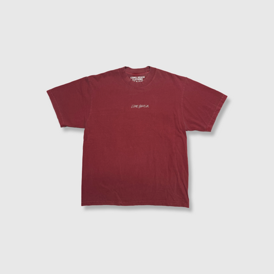 O/S Signature Logo Tee (Carmine)