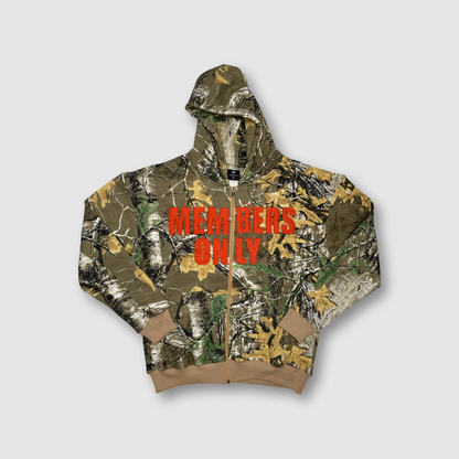 MEMBERS ONLY Full Zip Hoodie (Camo)