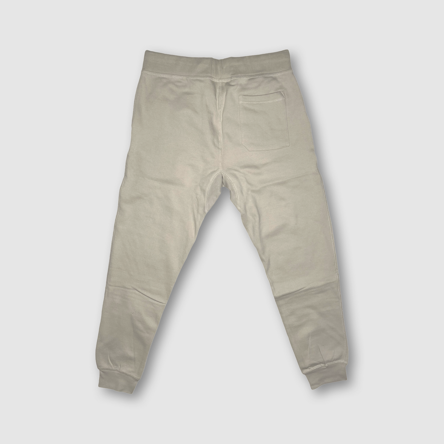 Stacked Logo Jogger Pants (Eggshell)