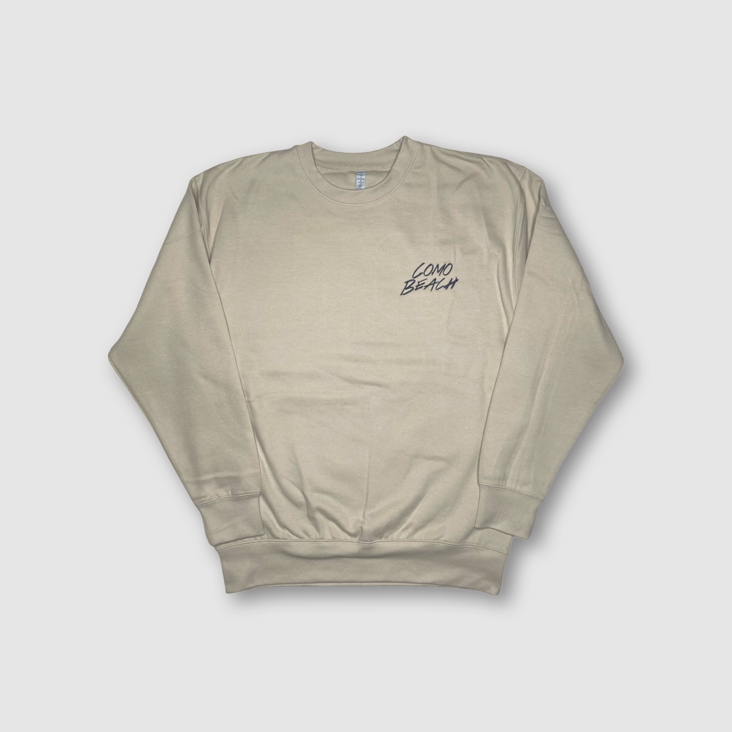 Stacked Logo Crewneck (Eggshell)