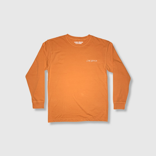 Signature Logo Surfer L/S Tee (Orangesicle)