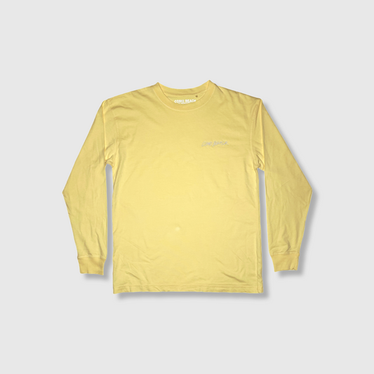 Signature Logo Surfer L/S Tee (Lemonade)