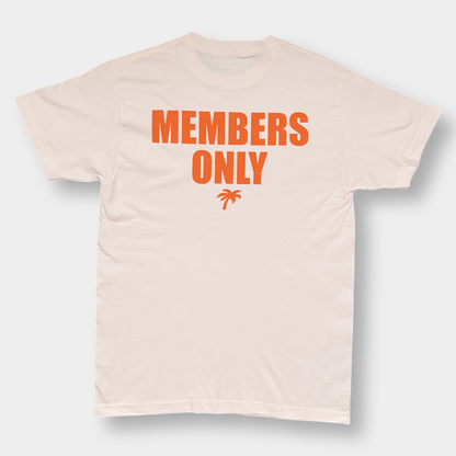 MEMBERS ONLY Tee (Crème)