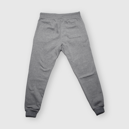 Stacked Logo Jogger Pants (Grey)
